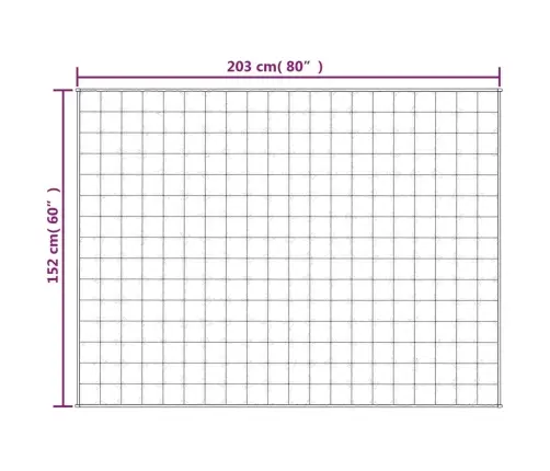 Smaguma Sega, Zila, 152X203 Cm, 11 Kg, Audums Vidaxl