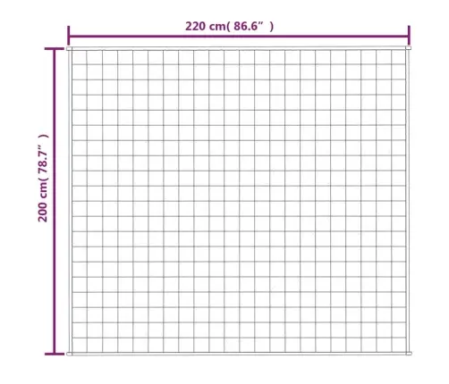 Smaguma Sega, Zila, 200X220 Cm, 9 Kg, Audums Vidaxl