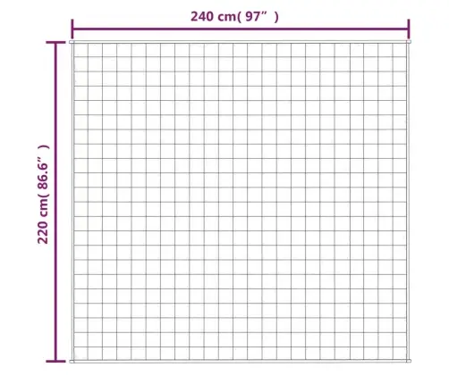 Sunki Antklodė, Mėlynos Spalvos, 220X240cm Audinys, 11Kg
