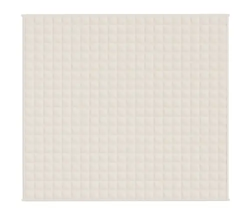 Smaguma Sega, Gaišas Krēmkrāsas, 200X220 Cm, 9 Kg, Audums Vidaxl