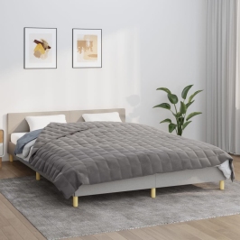 Smaguma Sega, Pelēka, 200X230 Cm, 9 Kg, Audums Vidaxl