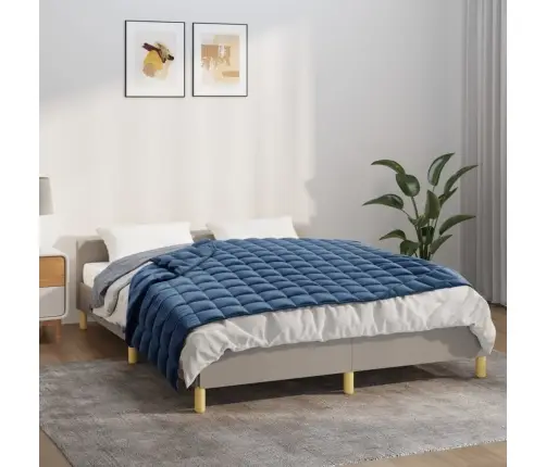 Smaguma Sega, Zila, 135X200 Cm, 6 Kg, Audums Vidaxl