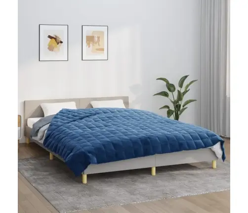Raskustekk Sinine 220X230 Cm 15 Kg Kangas