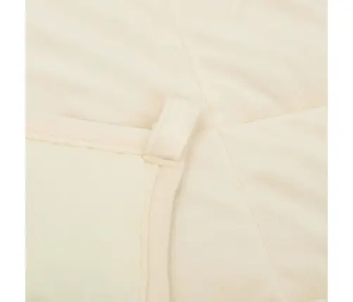 Smaguma Sega, Gaišas Krēmkrāsas, 122X183 Cm, 5 Kg, Audums Vidaxl