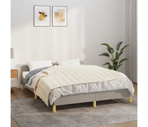 Smaguma Sega, Gaišas Krēmkrāsas, 122X183 Cm, 5 Kg, Audums Vidaxl