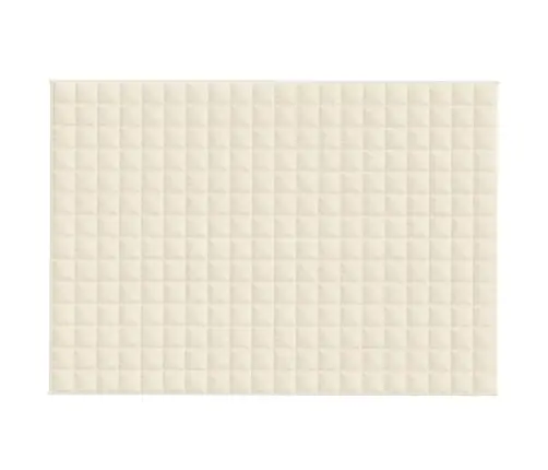 Smaguma Sega, Gaišas Krēmkrāsas, 140X200 Cm, 6 Kg, Audums Vidaxl