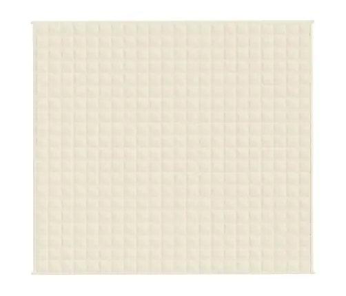 Smaguma Sega, Gaišas Krēmkrāsas, 200X230 Cm, 9 Kg, Audums Vidaxl