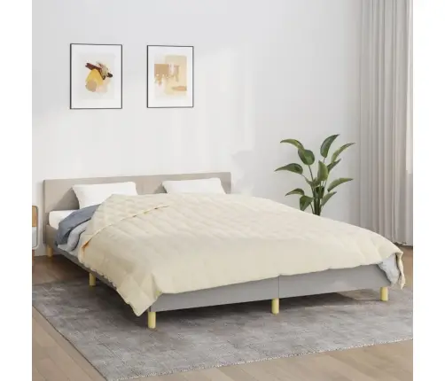 Sunki Antklodė, Šviesi Kreminė, 220X240cm Audinys, 15Kg