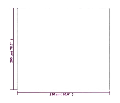 Smaguma Sega Ar Pārvalku, Pelēka, 200X230 Cm, 13 Kg, Audums Vidaxl