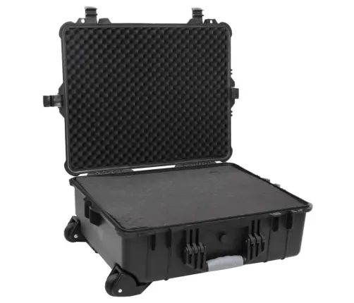 Lidojumu Koferis Ar Riteņiem, Melns, 63X50X23 Cm, Pp Vidaxl