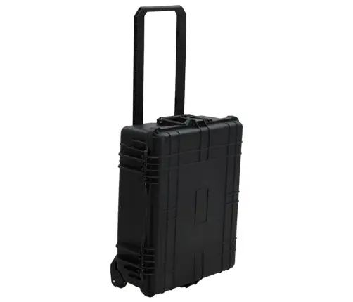 Lidojumu Koferis Ar Riteņiem, Melns, 63X50X23 Cm, Pp Vidaxl