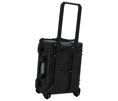 Lidojumu Koferis Ar Riteņiem, Melns, 63X50X23 Cm, Pp Vidaxl