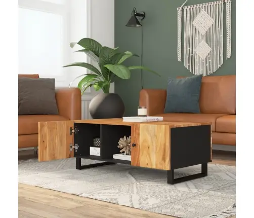 Kafijas Galdiņš, 100X54X40 Cm, Akācijas Koks, Inženierijas Koks Vidaxl