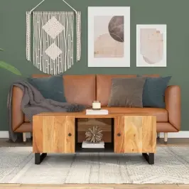 Kafijas Galdiņš, 100X54X40 Cm, Akācijas Koks, Inženierijas Koks Vidaxl