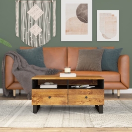 Kafijas Galdiņš, 80X54X40 Cm, Mango Koks, Inženierijas Koks Vidaxl