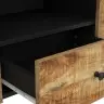 Tv Skapis, 105X33,5X46 Cm, Mango Masīvkoks, Inženierijas Koks Vidaxl