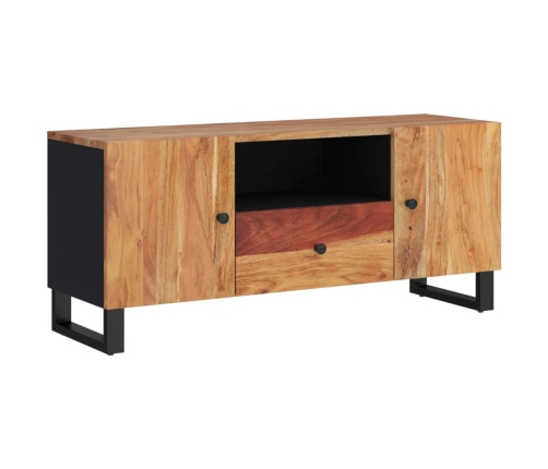 Tv Skapis, 105X33,5X46Cm, Akācijas Masīvkoks, Inženierijas Koks Vidaxl