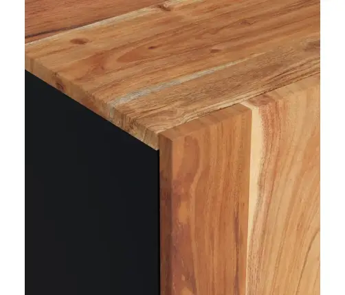 Tv Skapis, 105X33,5X46Cm, Akācijas Masīvkoks, Inženierijas Koks Vidaxl