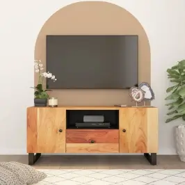 Televizoriaus Spintelė, 105X33,5X46cm Akacija/Apdirbta Mediena