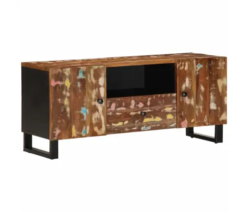 Tv Skapītis, 105X33,5X46 Cm, Masīvkoks, Inženierijas Koks Vidaxl