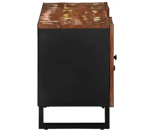 Tv Skapītis, 105X33,5X46 Cm, Masīvkoks, Inženierijas Koks Vidaxl