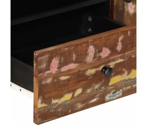 Tv Skapītis, 105X33,5X46 Cm, Masīvkoks, Inženierijas Koks Vidaxl