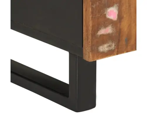 Tv Skapītis, 105X33,5X46 Cm, Masīvkoks, Inženierijas Koks Vidaxl