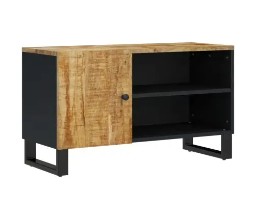 Tv Skapis, 80X33X46 Cm, Mango Masīvkoks, Inženierijas Koks Vidaxl