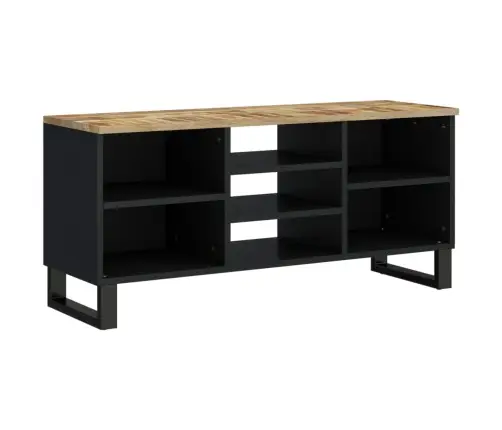 Tv Skapis, 100X33X46 Cm, Mango Masīvkoks, Inženierijas Koks Vidaxl