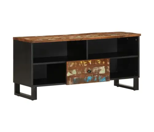 Telerikapp, 100 X 33 X 46 cm Taastatud Puit Ja Tehispuit