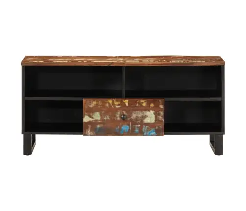 Telerikapp, 100 X 33 X 46 cm Taastatud Puit Ja Tehispuit