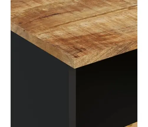 Tv Skapis, 100X33X46 Cm, Mango Masīvkoks, Inženierijas Koks Vidaxl