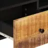 Tv Skapis, 100X33X46 Cm, Mango Masīvkoks, Inženierijas Koks Vidaxl