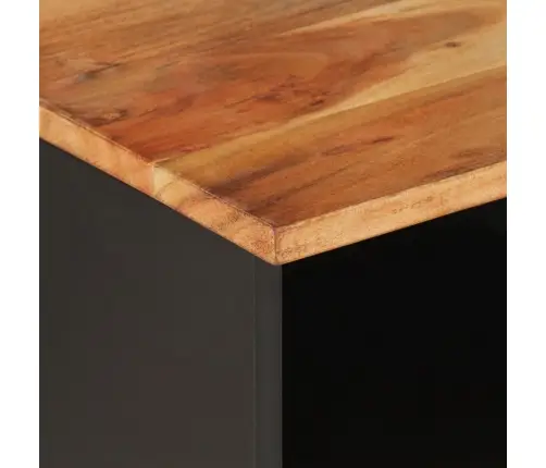 Tv Skapis, 100X33X46 Cm, Akācijas Masīvkoks, Inženierijas Koks Vidaxl