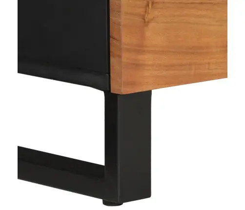 Tv Skapis, 100X33X46 Cm, Akācijas Masīvkoks, Inženierijas Koks Vidaxl