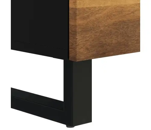 Tv Skapis, 100X33X46 Cm, Mango Masīvkoks, Inženierijas Koks Vidaxl
