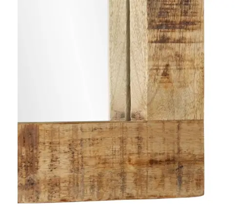 Spogulis, 70X50 Cm, Mango Masīvkok Un Stikls Vidaxl