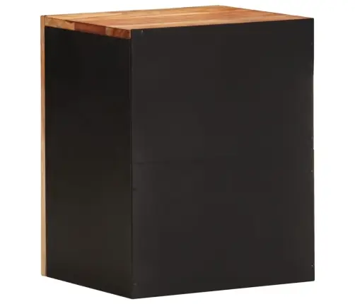 Sieninė Vonios Kambario Spintelė, 38X33X48cm Akacijos Masyvas