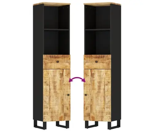 Vannasistabas Skapītis, 38X33X160 Cm, Mango Masīvkoks Vidaxl Vannasistabas Skapītis, 38X33X160 Cm, Mango Masīvkoks Vidaxl