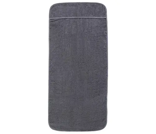 Pludmales Dvieļi, 2 Gab., 75X200 Cm, Audums, 400 G/M2, Pelēki Vidaxl