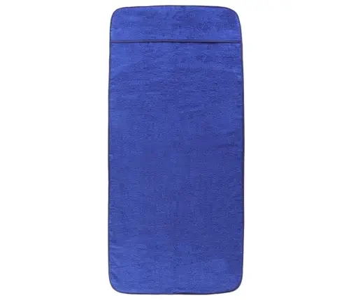 Pludmales Dvieļi, 2 Gab., 60X135 Cm, Audums, 400 G/M2, Zili Vidaxl