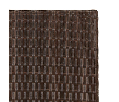 Saliekams Galds, 45X35X32 Cm, Pe Rotangpalma, Brūns Vidaxl