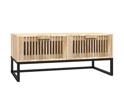 Kafijas Galdiņš, 80X40X35 Cm, Inženierijas Koks, Dzelzs Vidaxl Kafijas Galdiņš, 80X40X35 Cm, Inženierijas Koks, Dzelzs Vidaxl