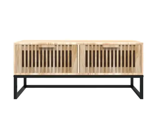 Kafijas Galdiņš, 80X40X35 Cm, Inženierijas Koks, Dzelzs Vidaxl Kafijas Galdiņš, 80X40X35 Cm, Inženierijas Koks, Dzelzs Vidaxl