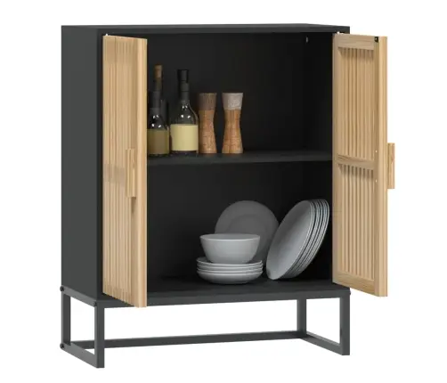 Skapītis, Melns, 60X30X75 Cm, Inženierijas Koks Vidaxl