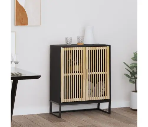 Skapītis, Melns, 60X30X75 Cm, Inženierijas Koks Vidaxl