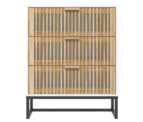 Skapītis, Balts, 60X30X75 Cm, Inženierijas Koks Vidaxl