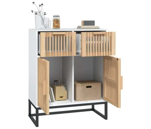 Skapītis, Balts, 60X30X75 Cm, Inženierijas Koks Vidaxl