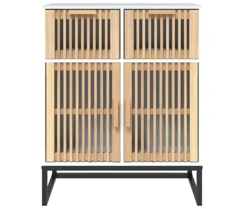 Skapītis, Balts, 60X30X75 Cm, Inženierijas Koks Vidaxl