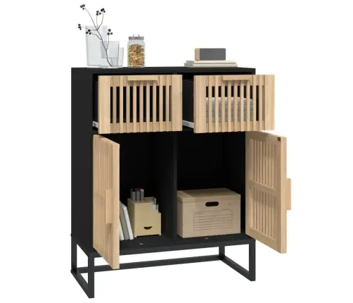 Skapītis, Melns, 60X30X75 Cm, Inženierijas Koks Vidaxl